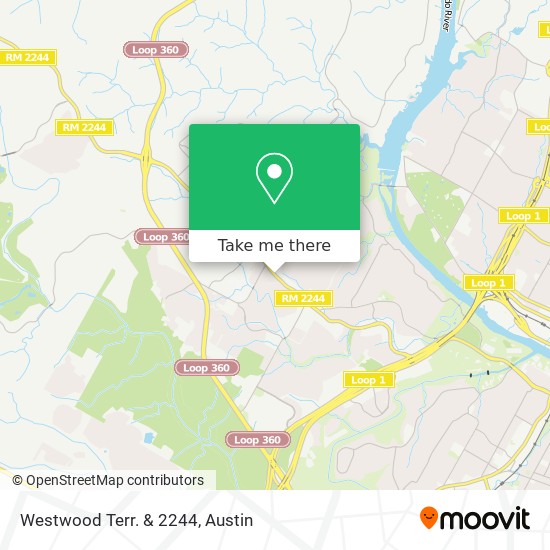 Mapa de Westwood Terr. & 2244