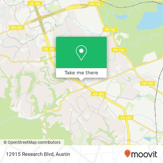 12915 Research Blvd map