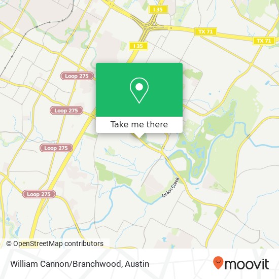 Mapa de William Cannon/Branchwood