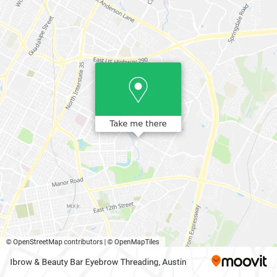 Ibrow & Beauty Bar Eyebrow Threading map