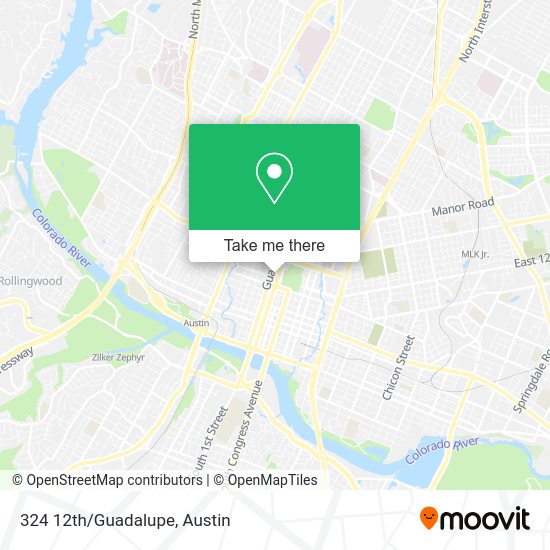 Mapa de 324 12th/Guadalupe