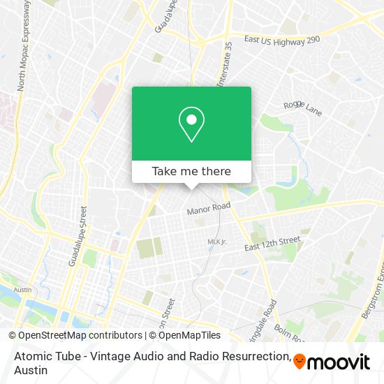 Mapa de Atomic Tube - Vintage Audio and Radio Resurrection
