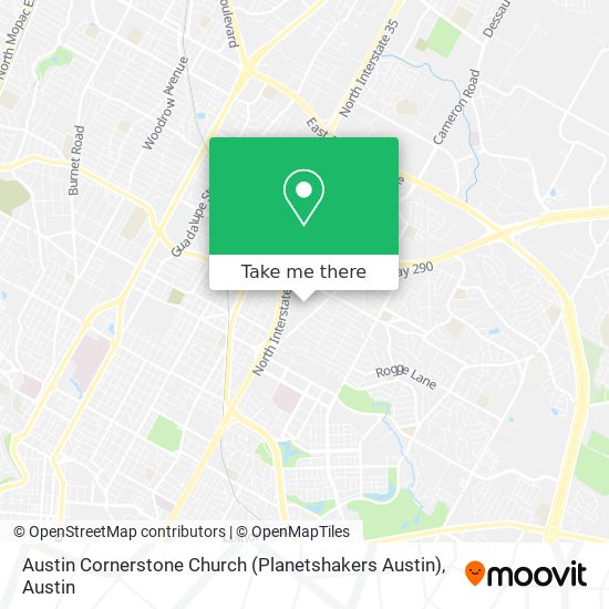 Mapa de Austin Cornerstone Church (Planetshakers Austin)