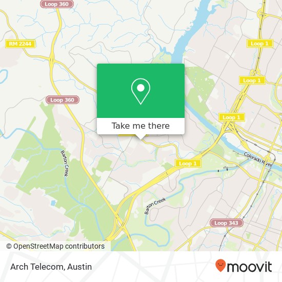 Arch Telecom map