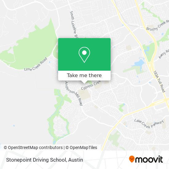 Stonepoint Driving School map