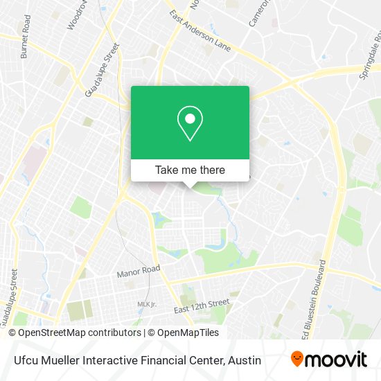 Mapa de Ufcu Mueller Interactive Financial Center