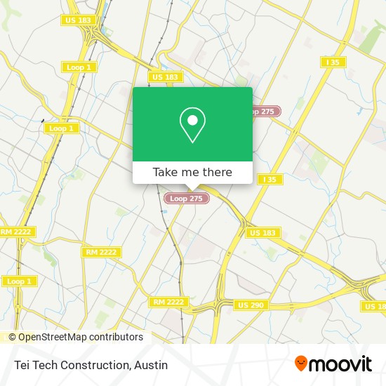 Tei Tech Construction map