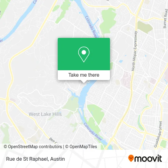 Rue de St Raphael map