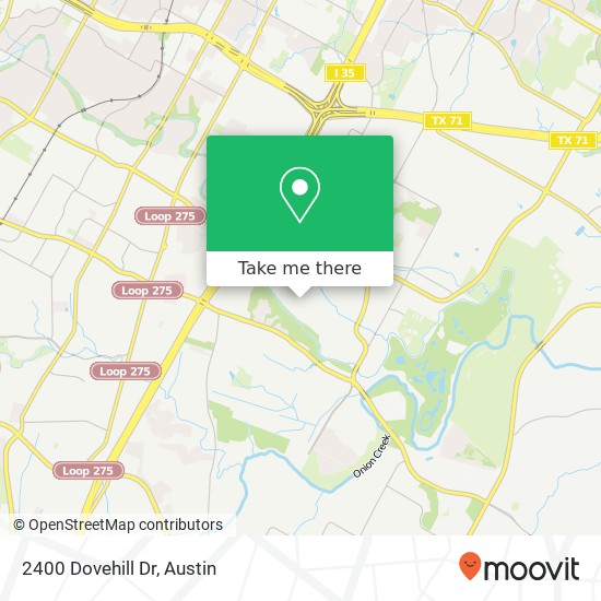 Mapa de 2400 Dovehill Dr