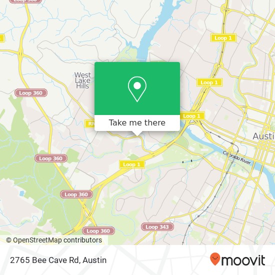 2765 Bee Cave Rd map