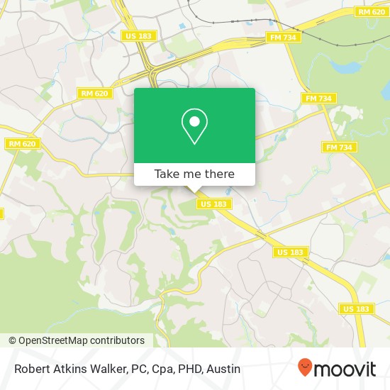 Mapa de Robert Atkins Walker, PC, Cpa, PHD