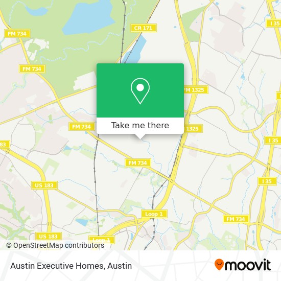 Mapa de Austin Executive Homes