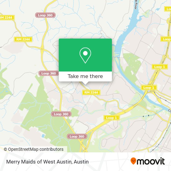 Merry Maids of West Austin map