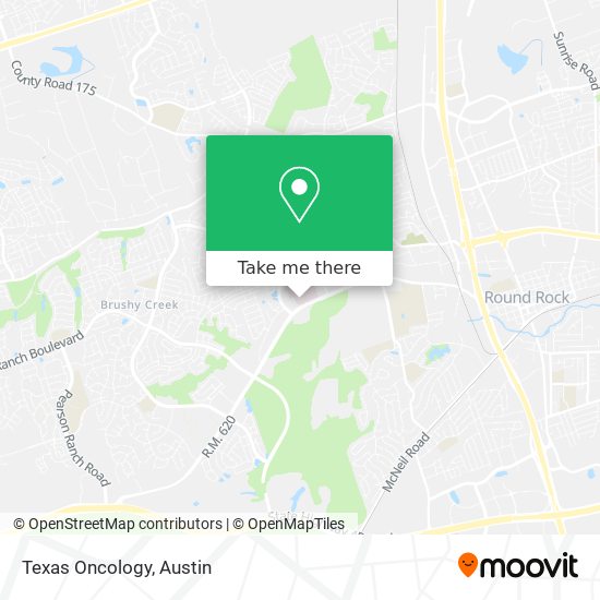 Mapa de Texas Oncology