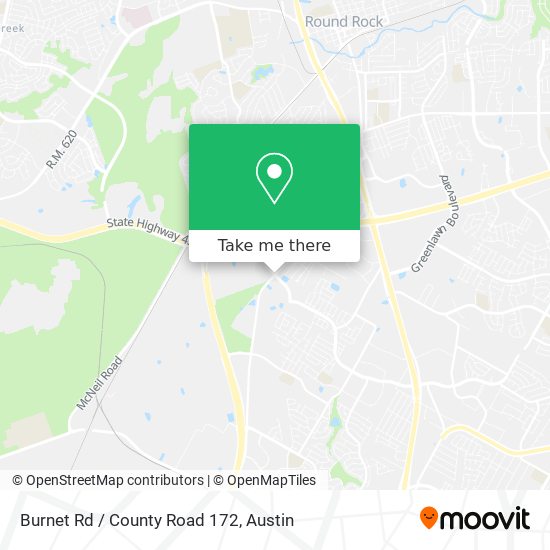 Mapa de Burnet Rd / County Road 172