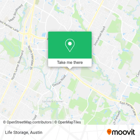Life Storage map