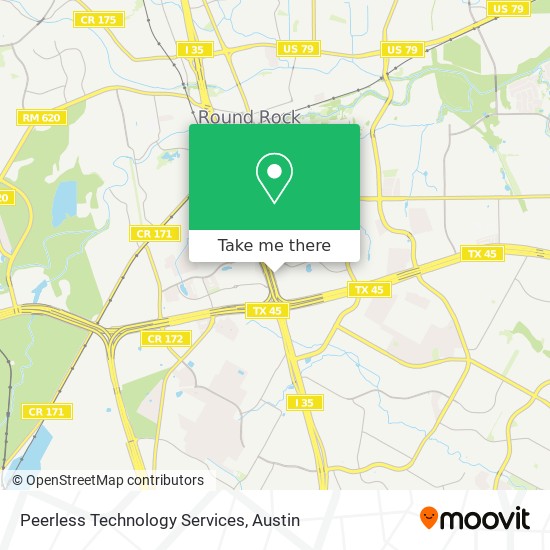 Peerless Technology Services map