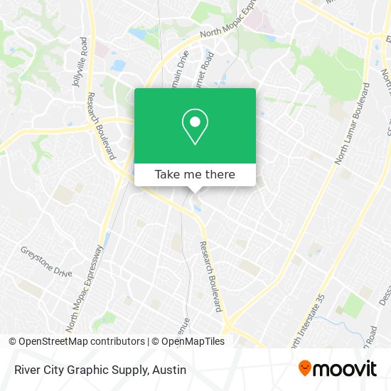 River City Graphic Supply map