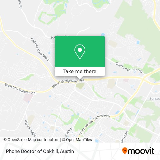 Phone Doctor of Oakhill map