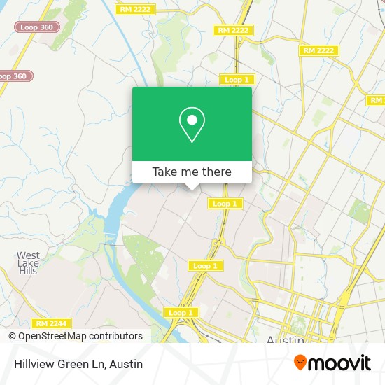 Mapa de Hillview Green Ln