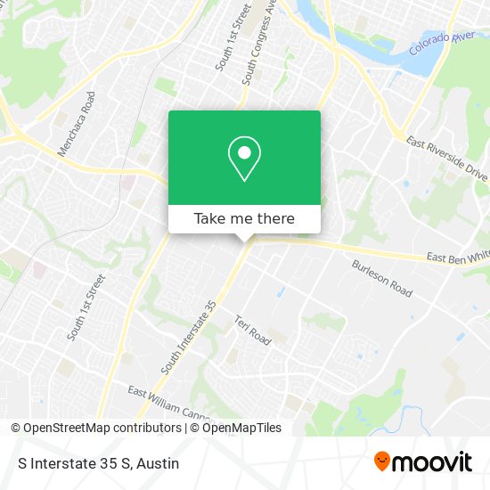 Mapa de S Interstate 35 S