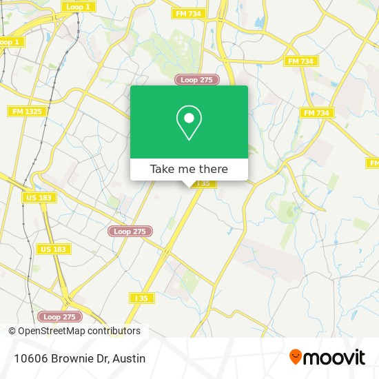 10606 Brownie Dr map