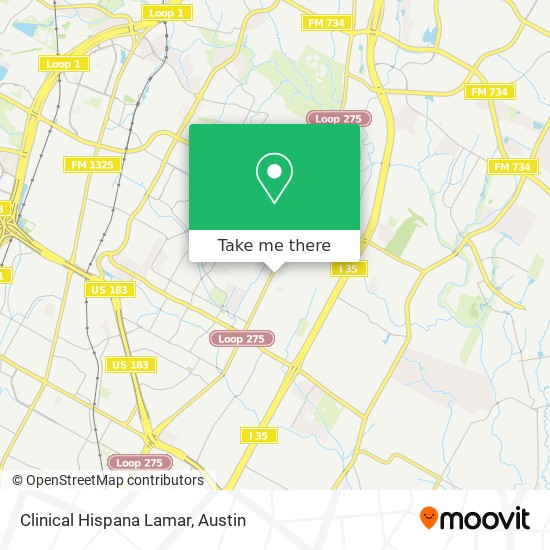Clinical Hispana Lamar map