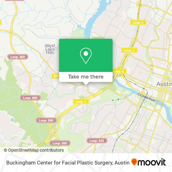 Mapa de Buckingham Center for Facial Plastic Surgery