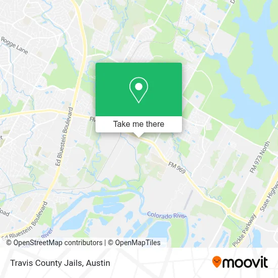 Travis County Jails map