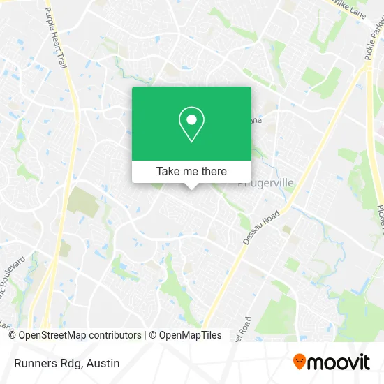 Runners Rdg map