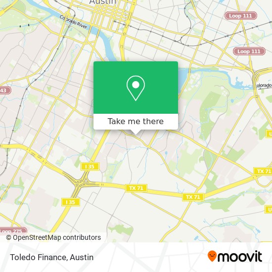 Toledo Finance map