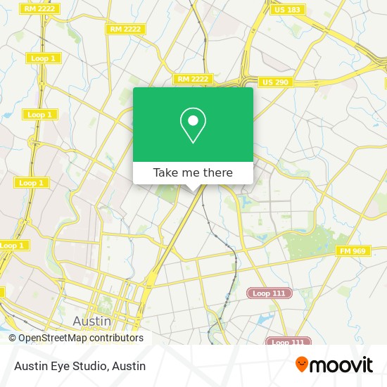 Mapa de Austin Eye Studio