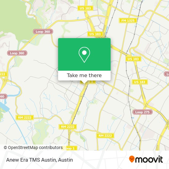 Anew Era TMS Austin map