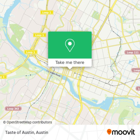 Taste of Austin map