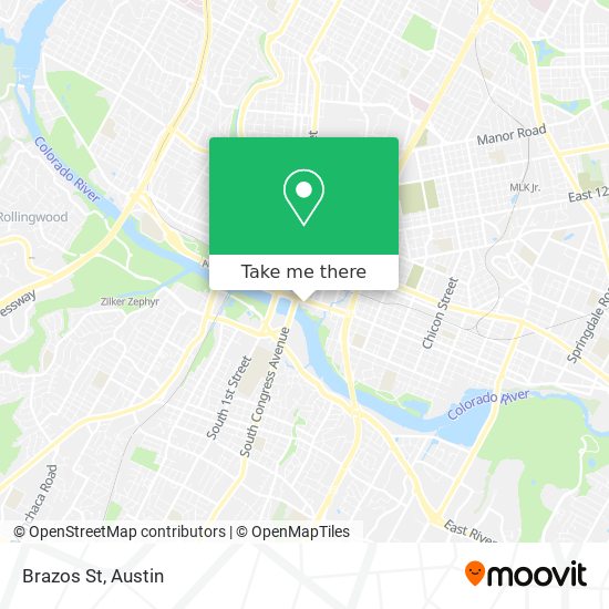 Brazos St map