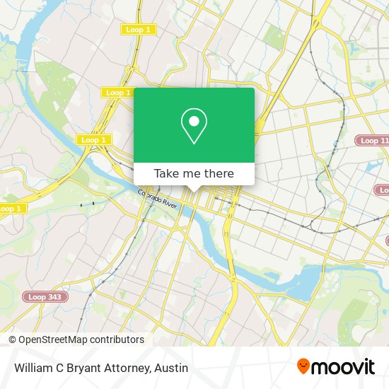 Mapa de William C Bryant Attorney