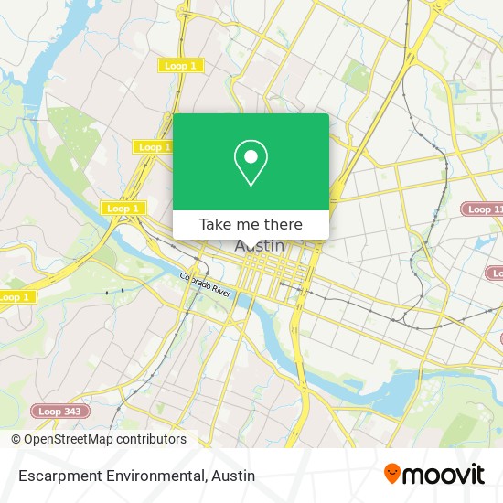 Mapa de Escarpment Environmental