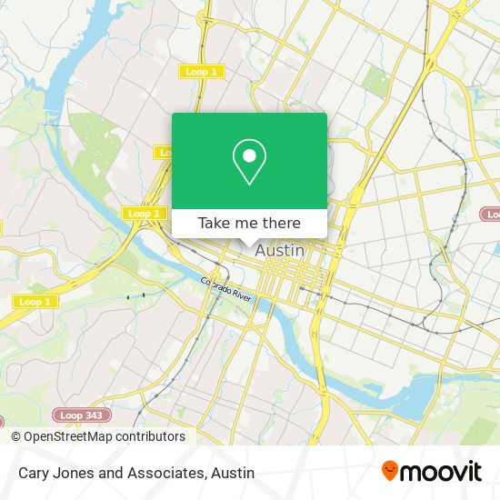 Cary Jones and Associates map