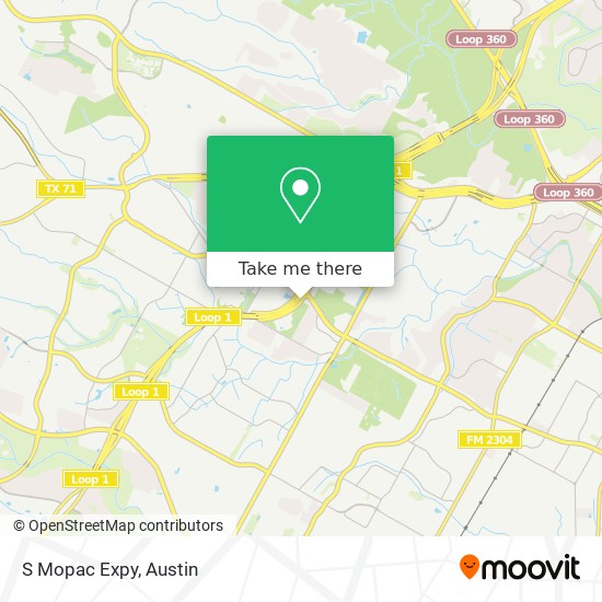 Mapa de S Mopac Expy