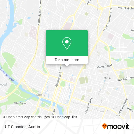 UT Classics map