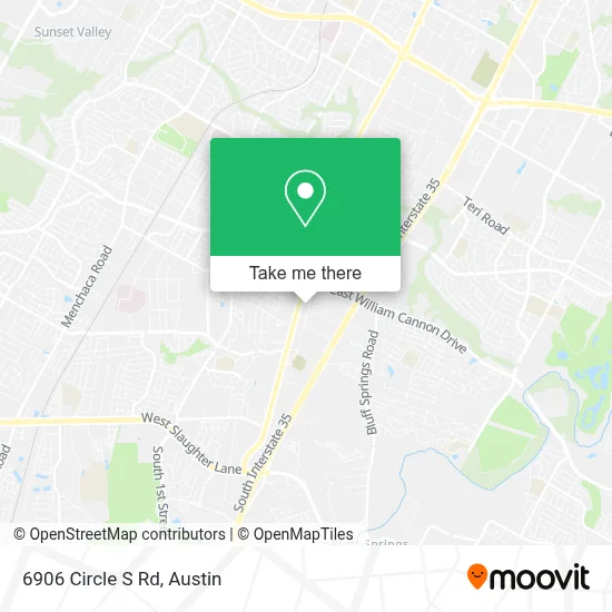 6906 Circle S Rd map