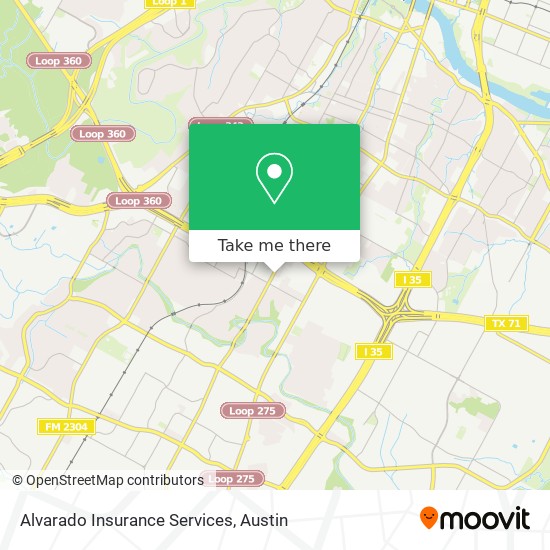 Alvarado Insurance Services map