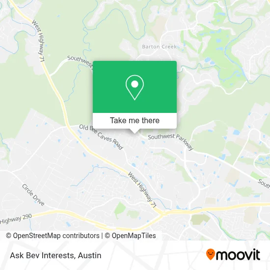 Ask Bev Interests map