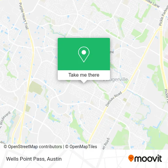 Wells Point Pass map