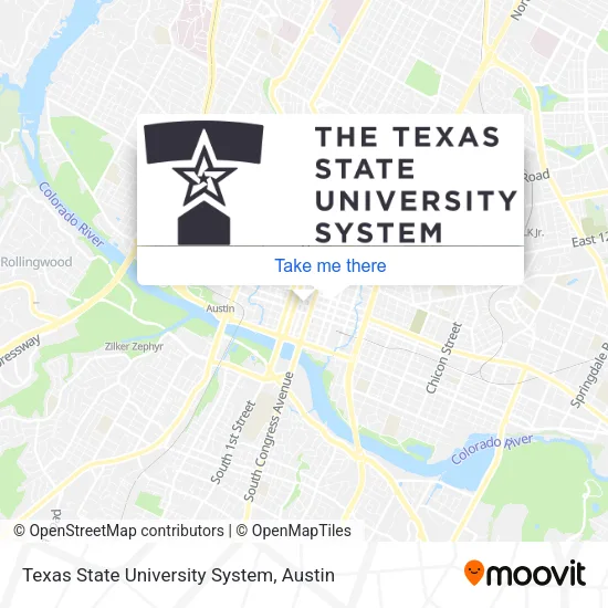 Texas State University System map