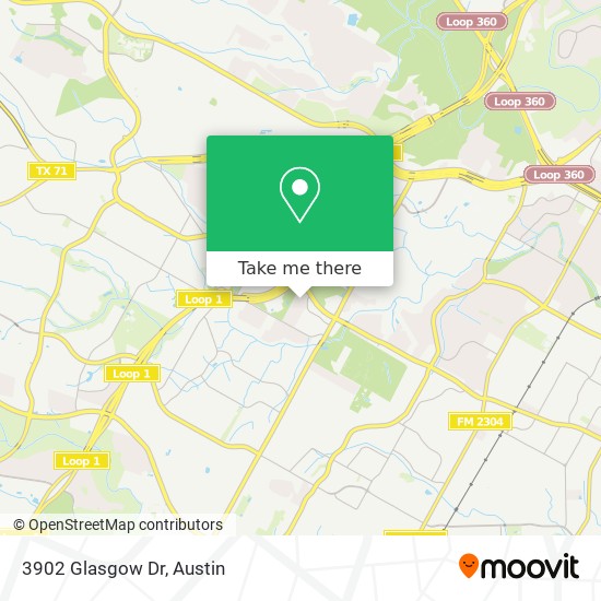 Mapa de 3902 Glasgow Dr