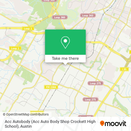 Acc Autobody (Acc Auto Body Shop Crockett High School) map