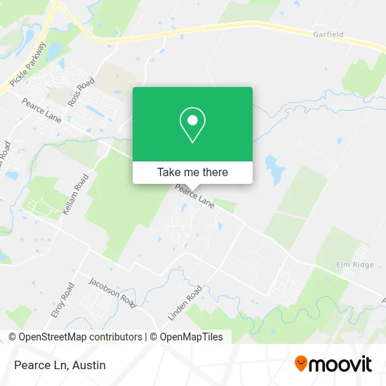 Pearce Ln map