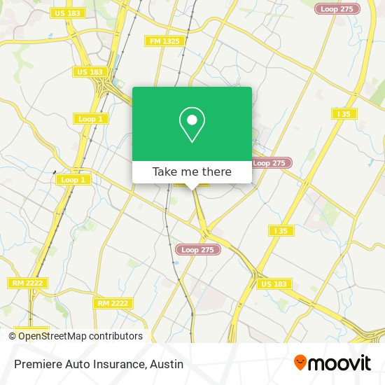 Premiere Auto Insurance map