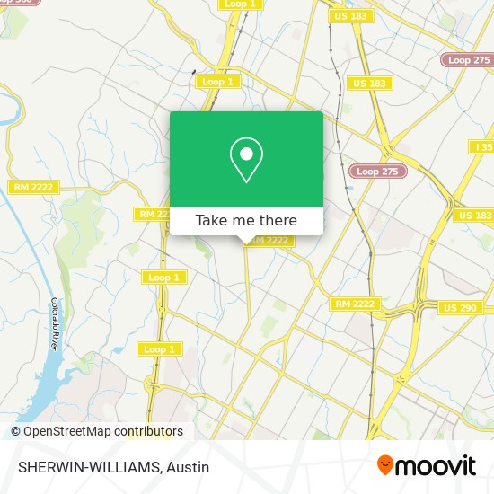 SHERWIN-WILLIAMS map